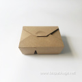 Disposable biodegradable kraft paper lunch box